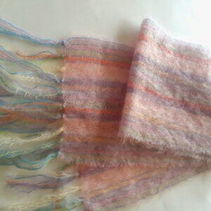 Mohair Wool scarf Royal Scot Great Britain Neckwear collection length 72"